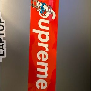 Supreme smurf’s sticker